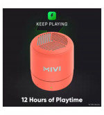 Mivi Play Bluetooth Speaker  (Orange)