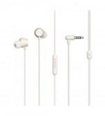 DIZO Earphones Wired Headphone  (Creme White)