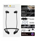 DIZO Wireless Dash Bluetooth Headphone  (Classic Black)