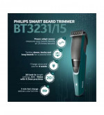 PHILIPS BT3231/15 Trimmer 60 min Runtime 20 Length Settings (Green)