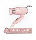 NOVA NHP 8202 Hair Dryer (1400 W, Pink)