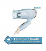 NOVA NHP 8203 Hair Dryer  (1400 W, Blue)