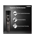 NOVA NHT 1052 USB Trimmer 90 min Runtime (Black)