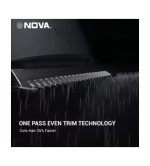 NOVA NHT 1057 Digital Waterproof Trimmer 90 min Runtime (Black)