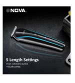 NOVA NHT 1073-00 USB Trimmer 60 min Runtime (Black,Blue)