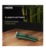 NOVA NHT 1039/03 USB Trimmer 45 min Runtime (Green)