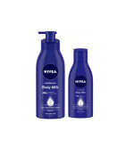 NIVEA Body Milk Nourishing Body Lotion 400ml & 120 ml - Pack of 2 (520 ml)