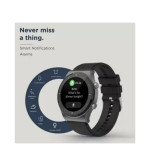 Pebble Revo Bluetooth Calling Smartwatch(Black Strap)