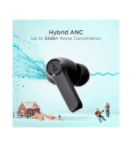 boAt Airdopes 393ANC Bluetooth Headset  (Rogue Black)