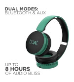 boAt Rockerz 370 Bluetooth Headset  (Gregarious Green,On the Ear)