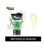 Garnier Men Oil Clear Matcha D-Tox Skin Purifying Gel Face Wash 100 g