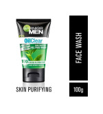 Garnier Men Oil Clear Matcha D-Tox Skin Purifying Gel Face Wash 100 g