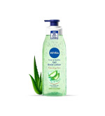 NIVEA Aloe Vera Gel Body lotion, 24H hydration, Non-Sticky & fast absorbing,  (390 ml)