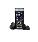 NIVEA Body Wash, Active Clean with Active Charcoal, Shower Gel for Body, Face & Hair  (250 ml)