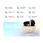 realme Buds Air 2 Bluetooth Headset  (Closer Gold, True Wireless)