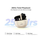 realme Buds Air 2 Bluetooth Headset  (Closer Gold, True Wireless)