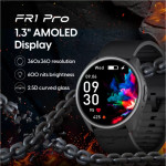 Fastrack Revoltt FR1 Pro|1.3Inch AMOLED display Smartwatch  (Green Strap, Free Size)